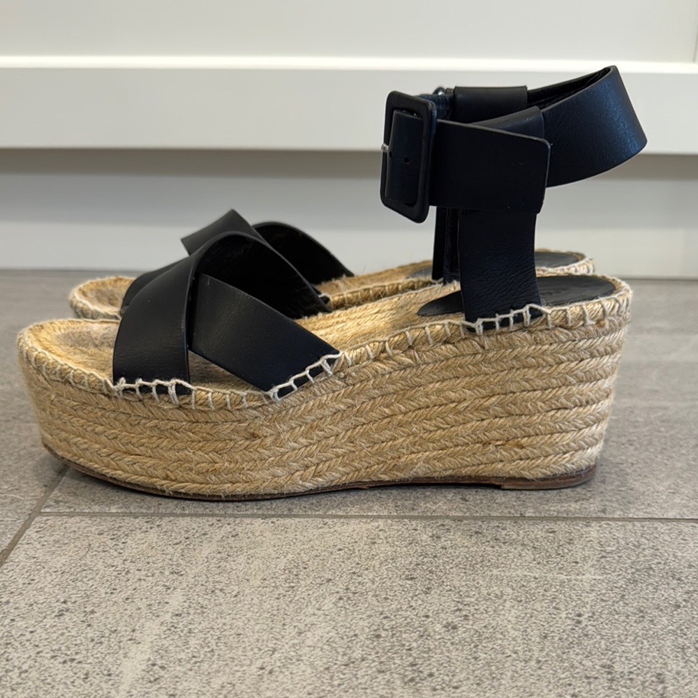 Celine Leather Espadrilles, Sz 10 (40)